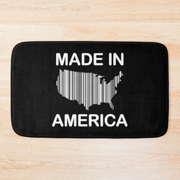 Item preview, Made In America Shopping Barcode (White design) designed and sold by dezanli.