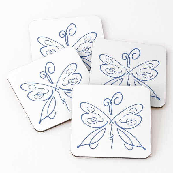 Item preview, Blue Butterfly Flying Insects Graphic Aesthetic Butteflys designed and sold by Tanja Dianova.