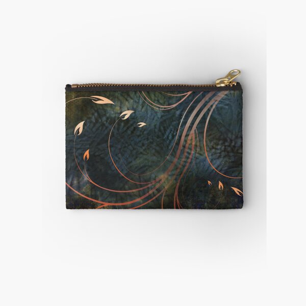 Item preview, Midnight Garden Botanical Gold Autumn Flames Leaves designed and sold by IZiets.