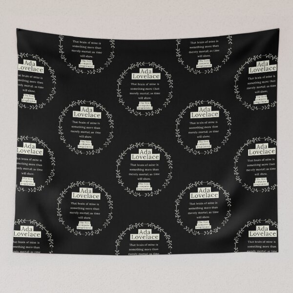 Item preview, Ada Lovelace Feminism Quotes designed and sold by iliketeas.