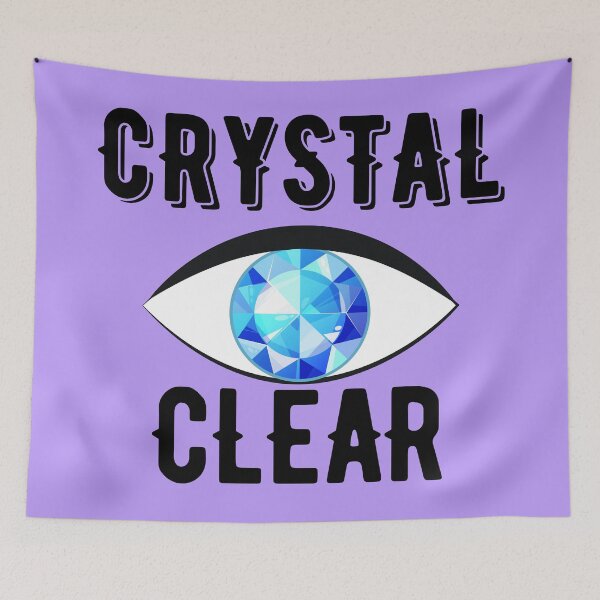 Item preview, Crystal clear / lavender designed and sold by awesomecrystals.