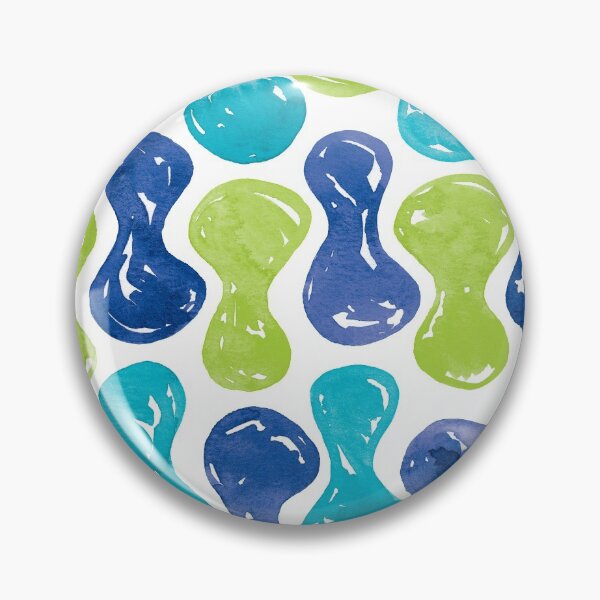 Item preview, Watercolour Blobs | Green and Blue designed and sold by RebeccaFlaherty.