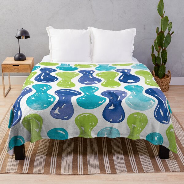 Item preview, Watercolour Blobs | Green and Blue designed and sold by RebeccaFlaherty.