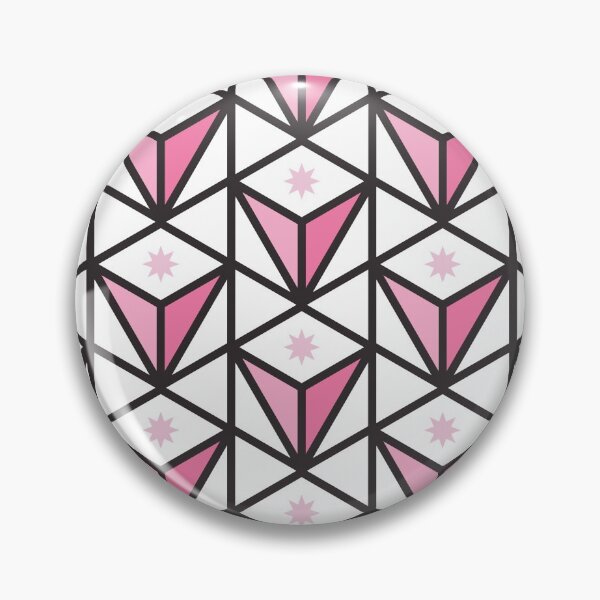 Item preview, Reverse Pyramid Star Pattern – Pink designed and sold by RoguePatterns.