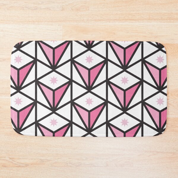 Item preview, Reverse Pyramid Star Pattern – Pink designed and sold by RoguePatterns.