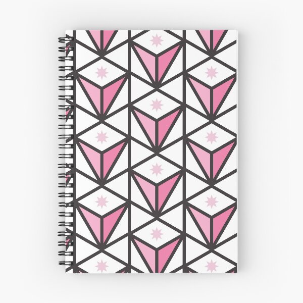 Item preview, Reverse Pyramid Star Pattern – Pink designed and sold by RoguePatterns.