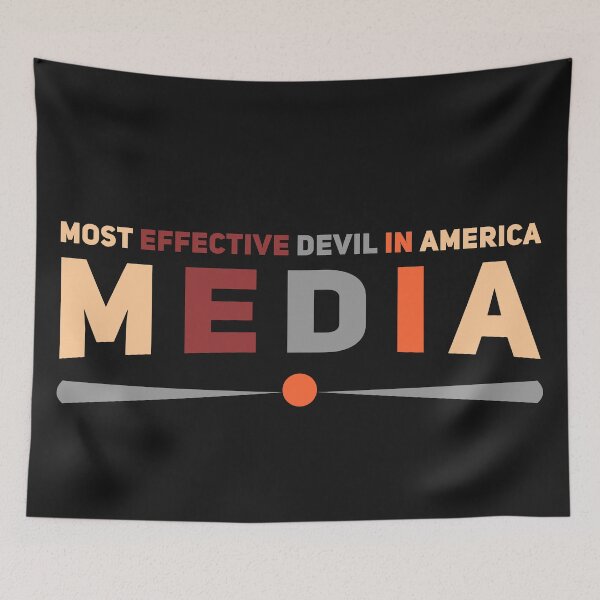 Item preview, MEDIA (MOST EFFECTIVE DEVIL IN AMERICA) - Anti-Fake News Plain Text designed and sold by leo121687.