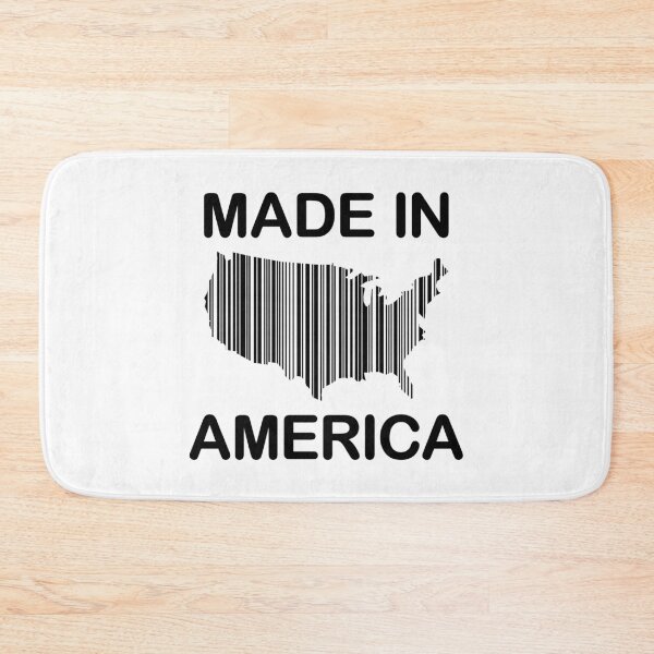 Item preview, Made In America Shopping Barcode (Black design) designed and sold by dezanli.
