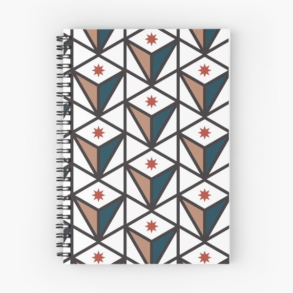 Item preview, Reverse Pyramid Star Pattern – Retro 70s designed and sold by RoguePatterns.