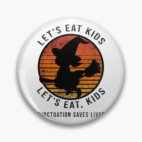 Item preview, Funny Let's Eat Kids Punctuation Saves Lives Grammar designed and sold by Thevulcano.