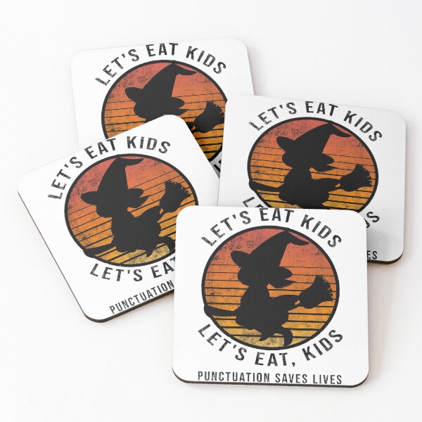 Item preview, Funny Let's Eat Kids Punctuation Saves Lives Grammar designed and sold by Thevulcano.
