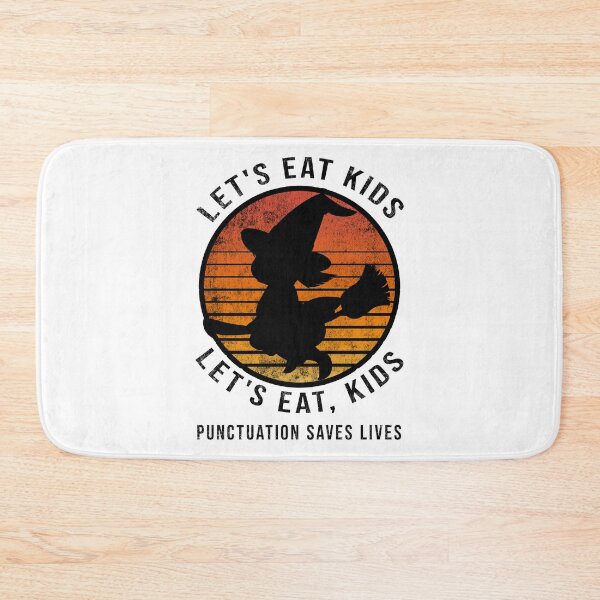 Item preview, Funny Let's Eat Kids Punctuation Saves Lives Grammar designed and sold by Thevulcano.