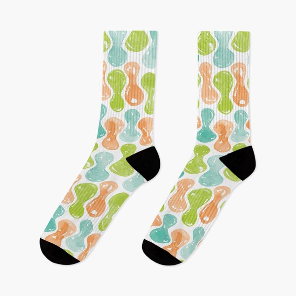 Item preview, Watercolour Blobs | Green, Mint & Orange designed and sold by RebeccaFlaherty.