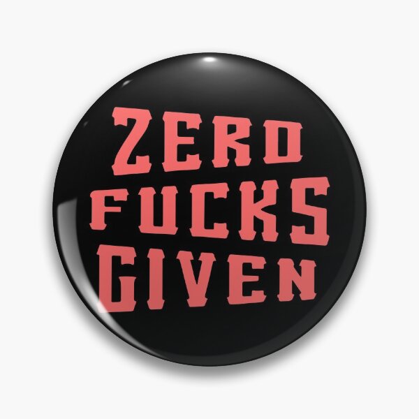 Item preview, Zero fucks given designed and sold by designdroplet.