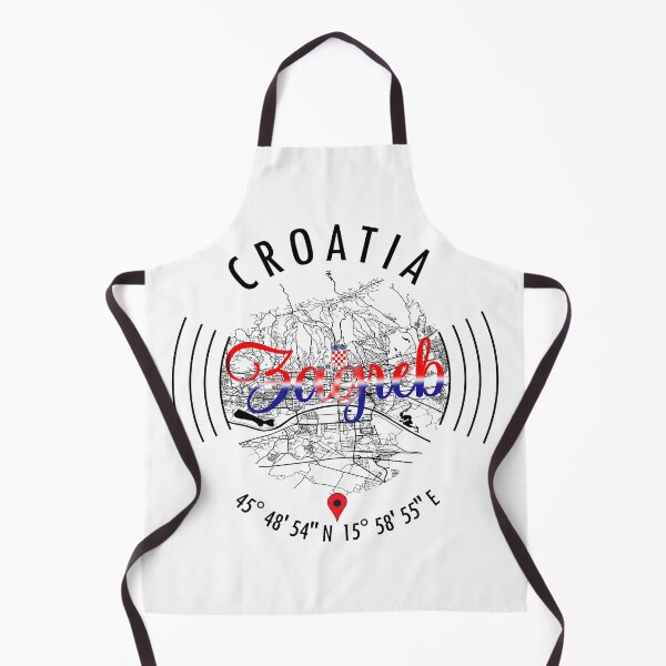 Item preview, Zagreb, CROATIA Road Map Art - Earth Tones designed and sold by hatimelhag.