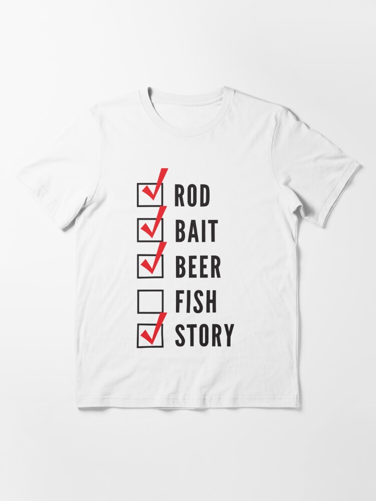 Fishing Checklist Essential T-Shirt for Sale by bravos