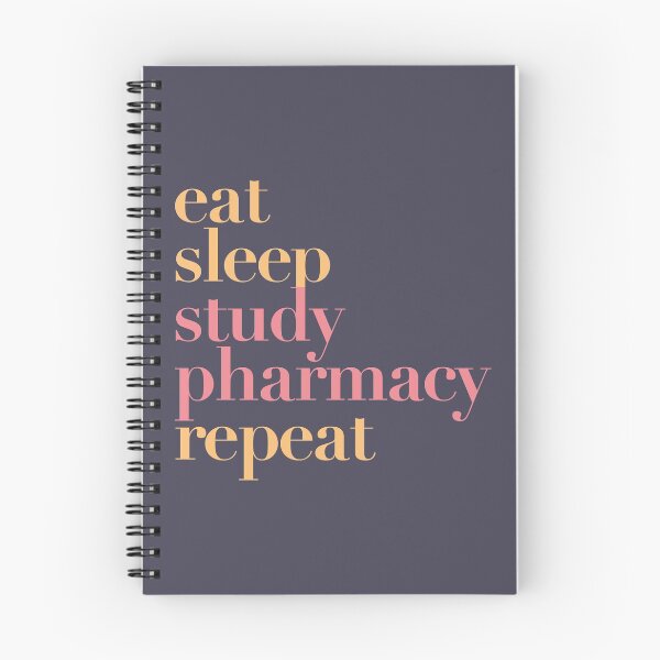 Item preview, Eat sleep study pharmacy repeat designed and sold by Eenig.