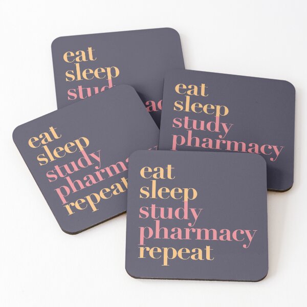 Item preview, Eat sleep study pharmacy repeat designed and sold by Eenig.