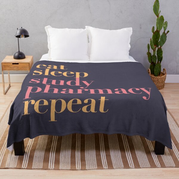 Item preview, Eat sleep study pharmacy repeat designed and sold by Eenig.