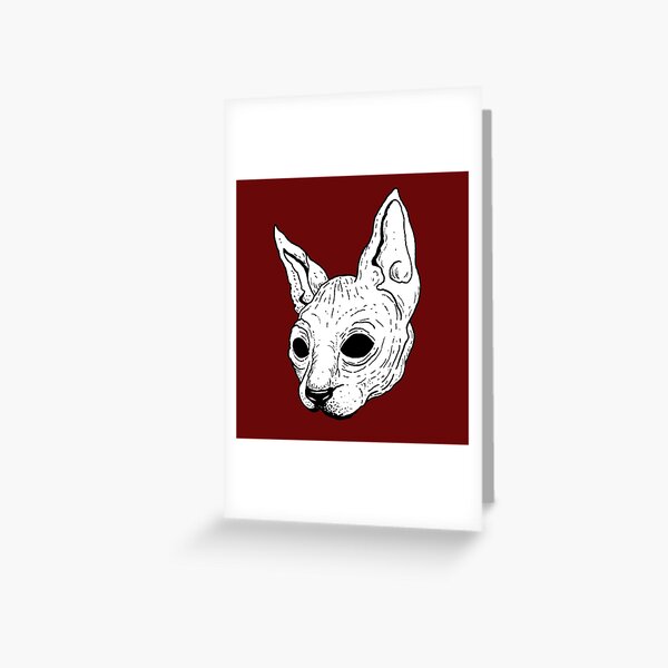 Sphynx Cat Greeting Card