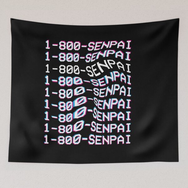 Item preview, 1 800 Senpai Vaporwave Aesthetic  designed and sold by ghost888.
