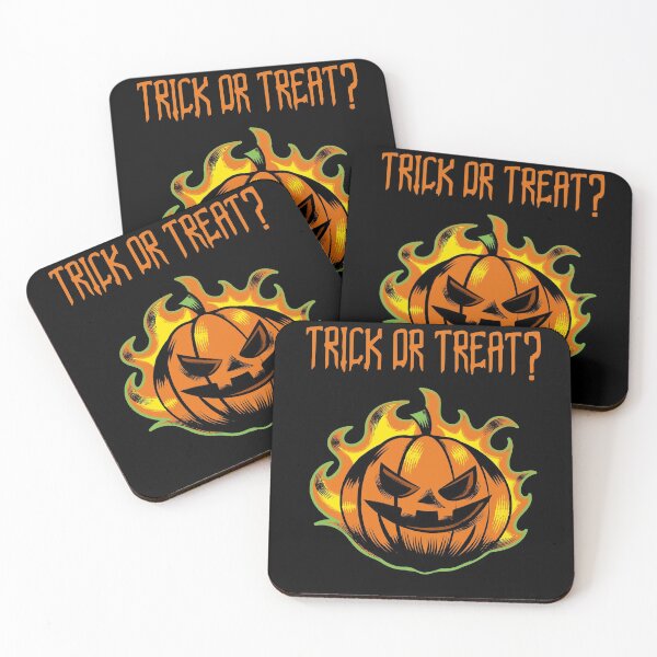 Item preview, Trick or Treat Scary Jack O'Lantern Halloween Pumpkin Design designed and sold by up4tee.