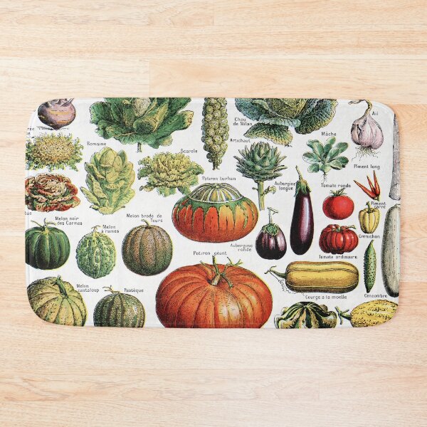Item preview, Adolphe Millot - Legumes et plantes potageres - Vintage french biology illustration designed and sold by Gardenlibrary.