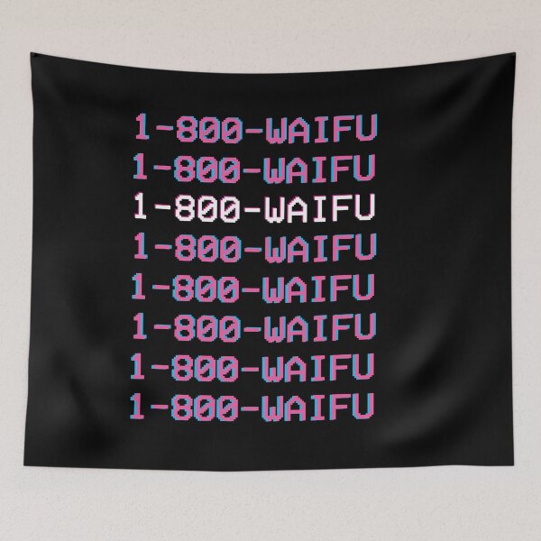 Item preview, Vaporwave Aesthetic 1 800 Waifu designed and sold by ghost888.