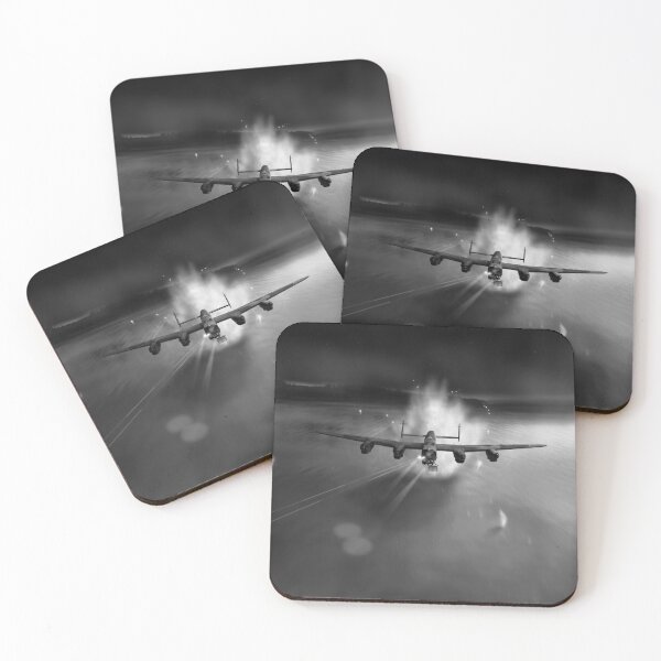 Item preview, P-Popsie attacking the Mohne Dam black and white version designed and sold by Flight Artworks.