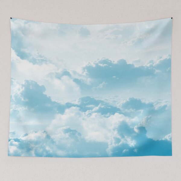 Item preview,  Cloudy bright blue sky view daylight elevated view bestseller tapestry designed and sold by August-E.
