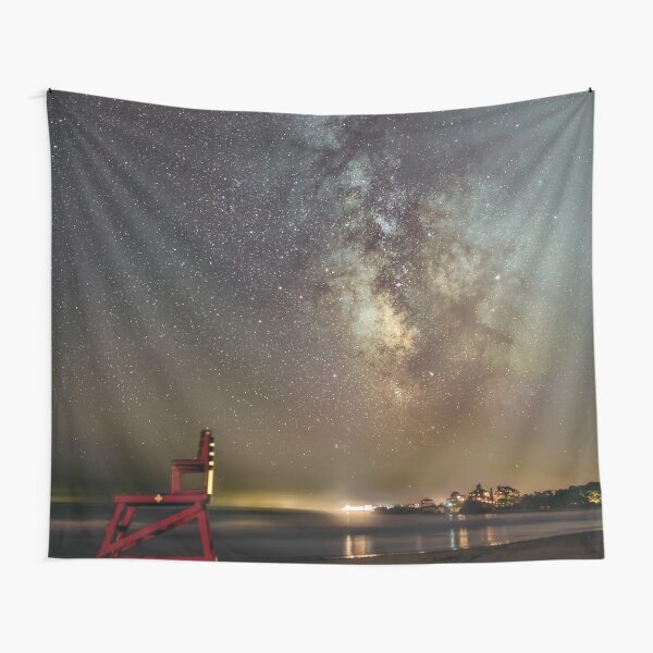 Lifeguard chair and the Milkyway Tapestry