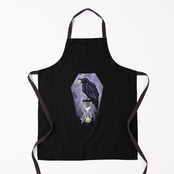 Item preview, Raven and the hourglass coffin designed and sold by ArtOfBianca.