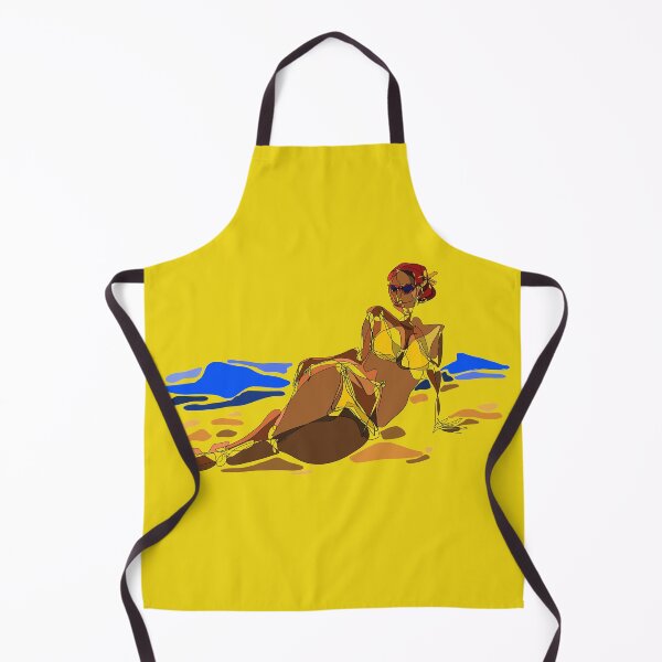 Item preview, Red hair girl, beach, summer designed and sold by ParastooPakzad.