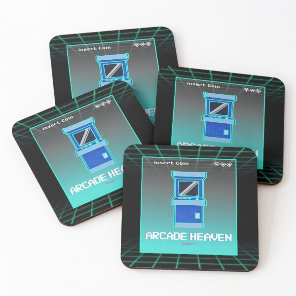 Item preview, Arcade Heaven 80s Retro Design designed and sold by up4tee.