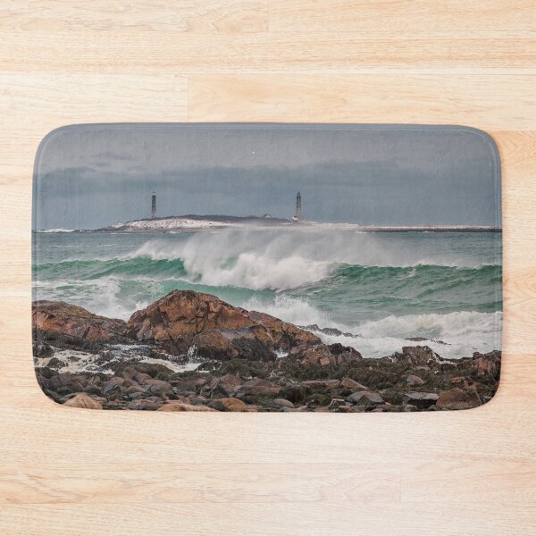 Item preview, Green waves with twin lights designed and sold by Roger Porter Photography.
