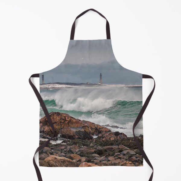 Item preview, Green waves with twin lights designed and sold by Roger Porter Photography.