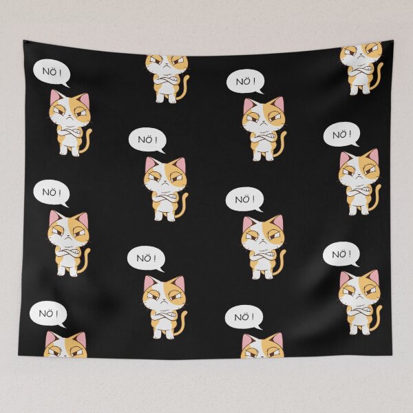 Item preview, Statement cat nope / funny no kitten designed and sold by Sash92.