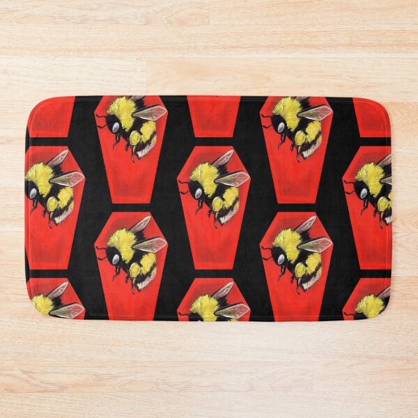Item preview, Bee red coffin designed and sold by ArtOfBianca.