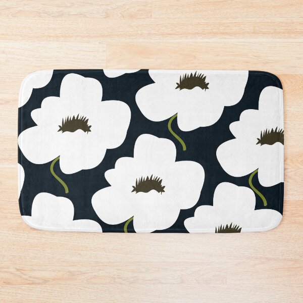 Item preview, Flor finlandesa en blanco y negro designed and sold by 11and20Studio.