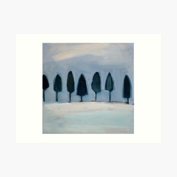 COLD BLUE Art Print