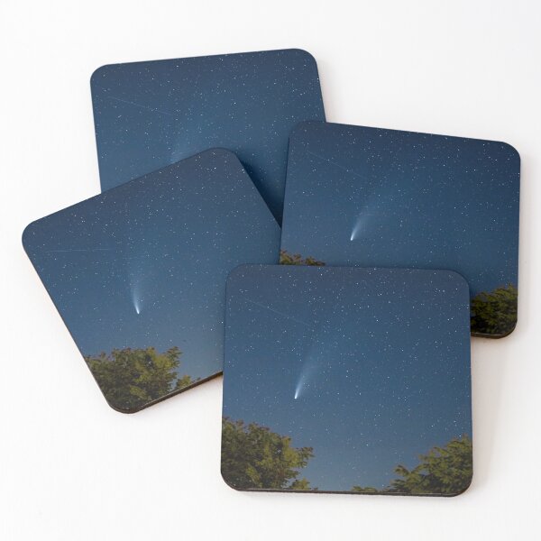 Item preview, Neowise comet at the night sky designed and sold by viknitov.