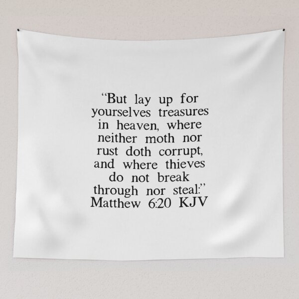 Item preview, Matthew 6:20 KJV designed and sold by IBMClothing.