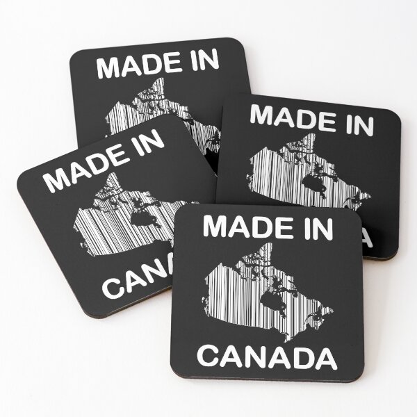 Item preview, Made In Canada Shopping Barcode (White design) designed and sold by dezanli.