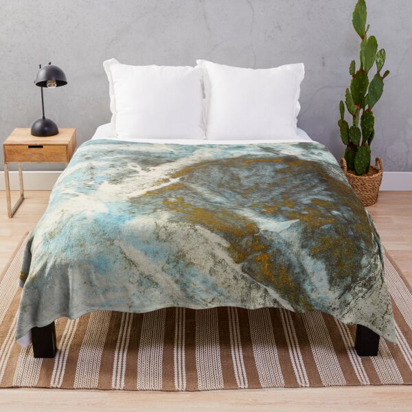 Item preview, Abstract Blue Gold 3a designed and sold by crimsonbamboo.