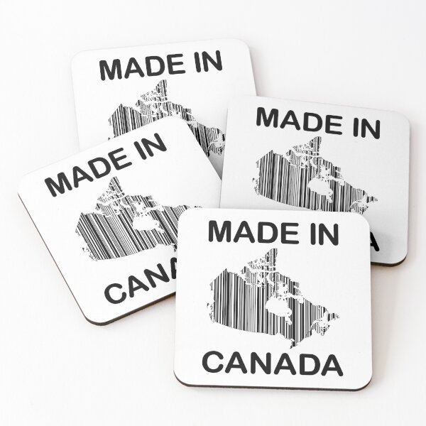 Item preview, Made In Canada Shopping Barcode (Black design) designed and sold by dezanli.