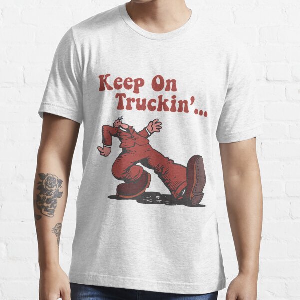 keep on truckin vintage style t shirt