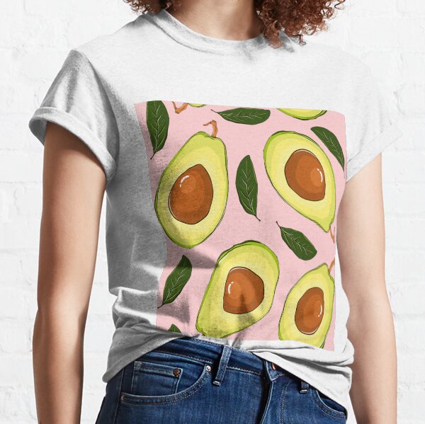 Camiseta con best sale estampado de aguacate