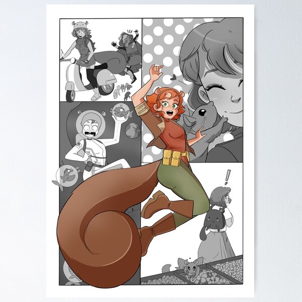 Item preview, Squirrel Girl Comic Pin Up designed and sold by khemmings94.