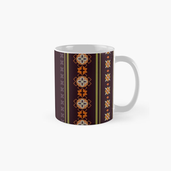 Vista previa del artículo con la obra «Flores bordadas étnicas folclóricas», diseñado y vendido por Magia Design.