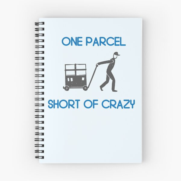 Item preview, Funny Postal Worker One Parcel Short of Crazy Post Office Mail Carrier Mailman designed and sold by TopTeeShop.